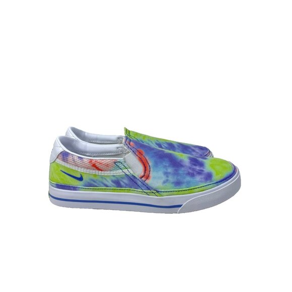Nike Court Womans Legacy Slip On Sneakers 7.5 Tie Dye Multicolor - Picture 7 of 15
